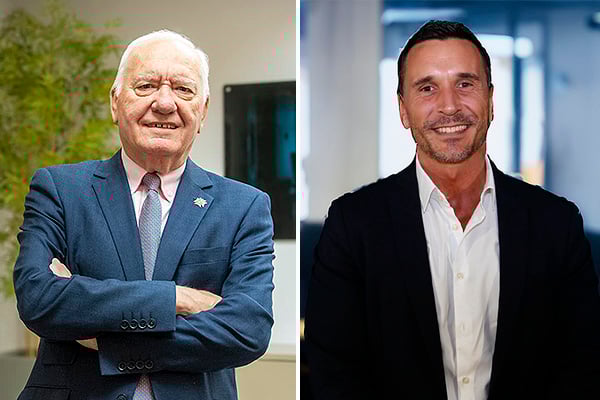 Florentino Pérez Raya, presidente del CGE; y Fernando Ramos, presidente de Fedop.